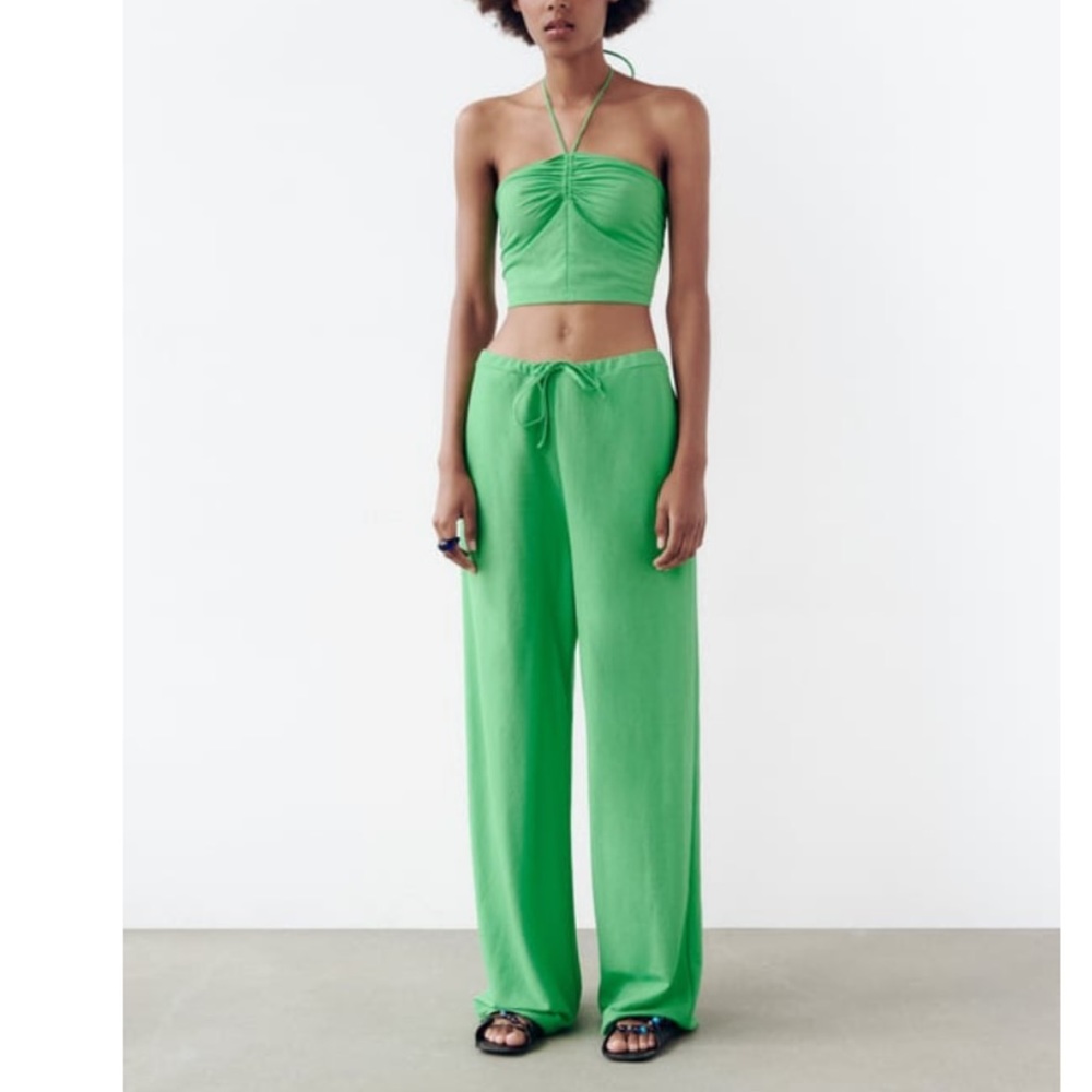 Zara halter top and pant set